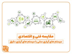 مقایسه فنی و اقتصادی سیستم های آبیاری سنتی با سیستم های آبیاری دقیق