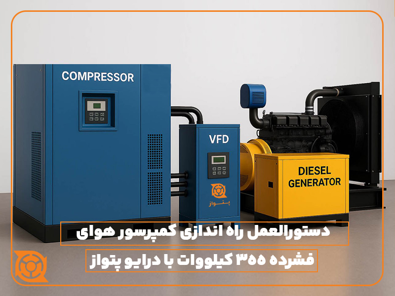 کمپرسور هوای فشرده - درایو - دو سرعت